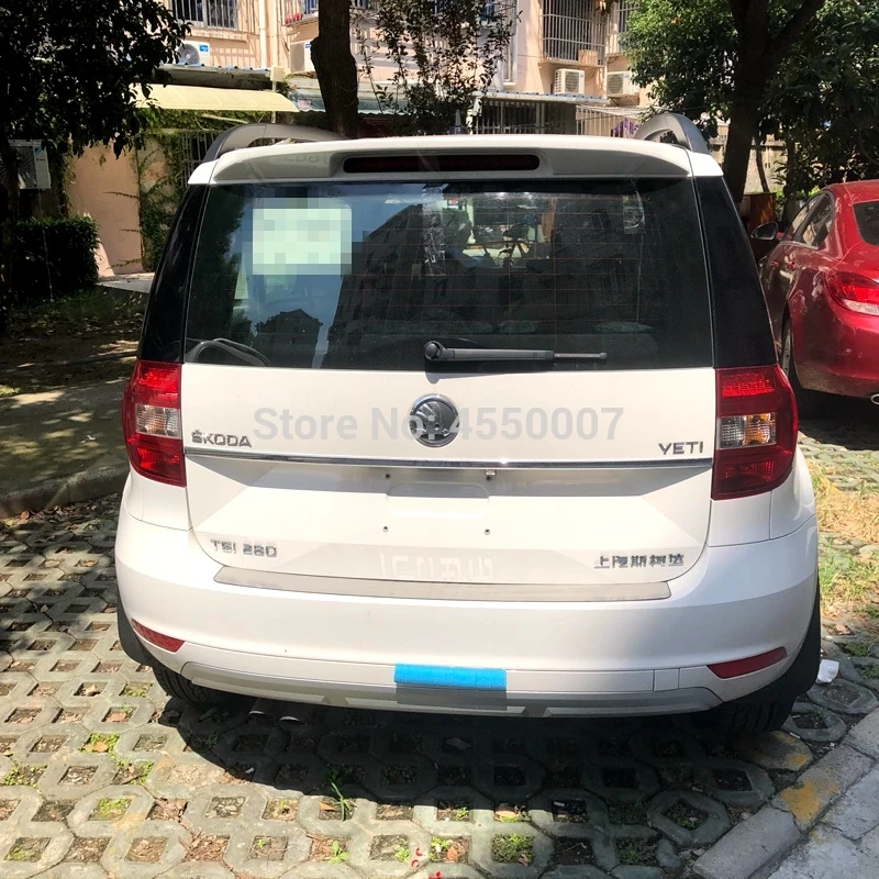 For Volkswagen Skoda Yeti 2013 2014 2015 2016 2017 Spoiler ABS Plastic Rear Trunk Boot Wing for |