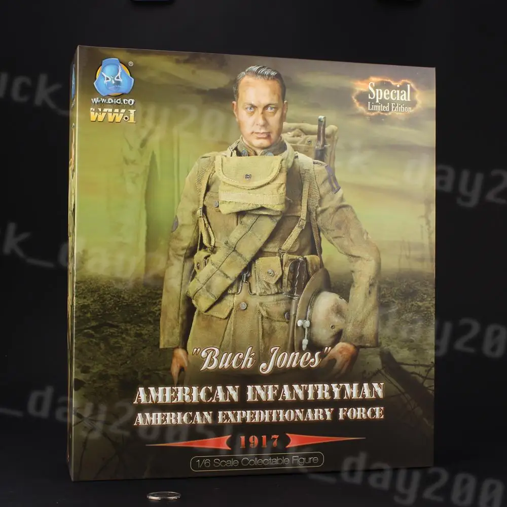 DID A11010S времен первой мировой войны американская Спецслужба пехота бак Джонс 1917 1/6