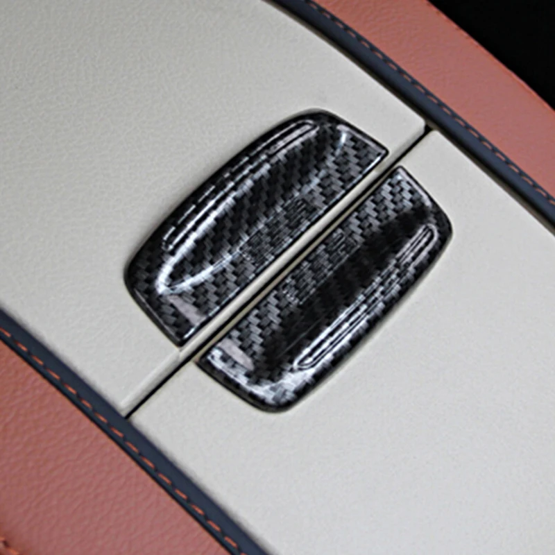 

For Toyota Highlander Kluger 2014-2018 ABS Car Armrest Storage box handrail Switch frame Panel Cover Trim Car Styling 2pcs