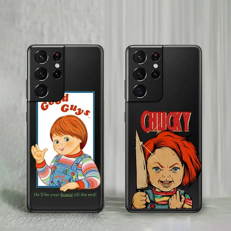 

Chucky Phone Case For Samsung A10 32 51 52 71 72 50 12 21S S10 S20 S21 note 10 20 Plus Fe Ultra
