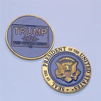 trump 2020 seal of the president of the united states gold challenge coin