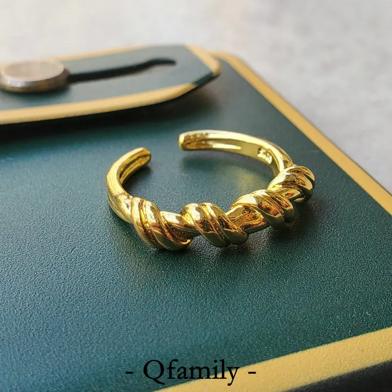 Женское/Мужское витое кольцо из серебра 925 пробы | Украшения и аксессуары