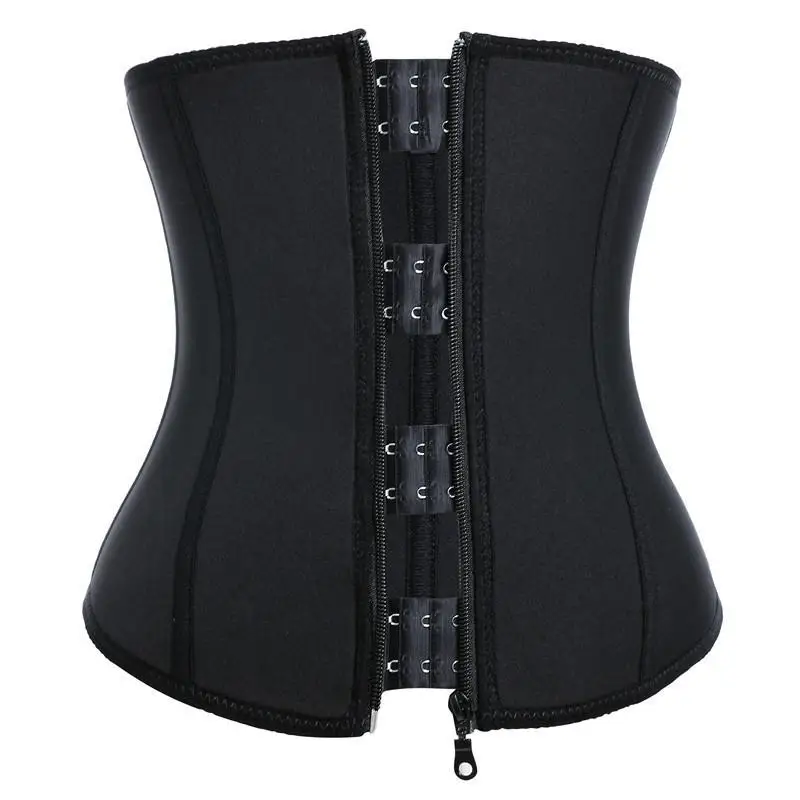 

Женский корсет из неопрена пояс для похудения талии тренажер Cincher на молнии крючки с утяжкой на животе сауна пот сжигание жира пояс