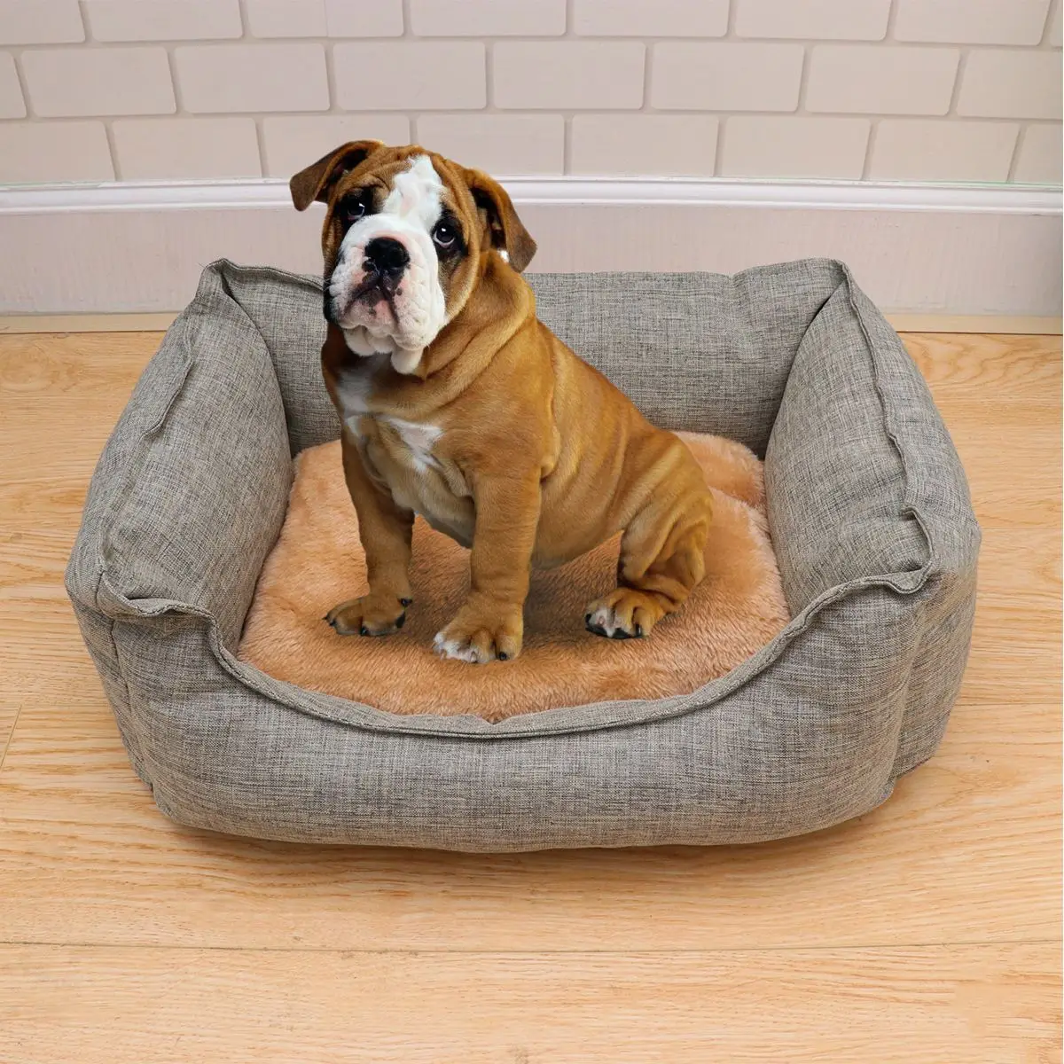 Зимняя кровать для домашних животных ткань Оксфорд кошек собак кровати гнездо