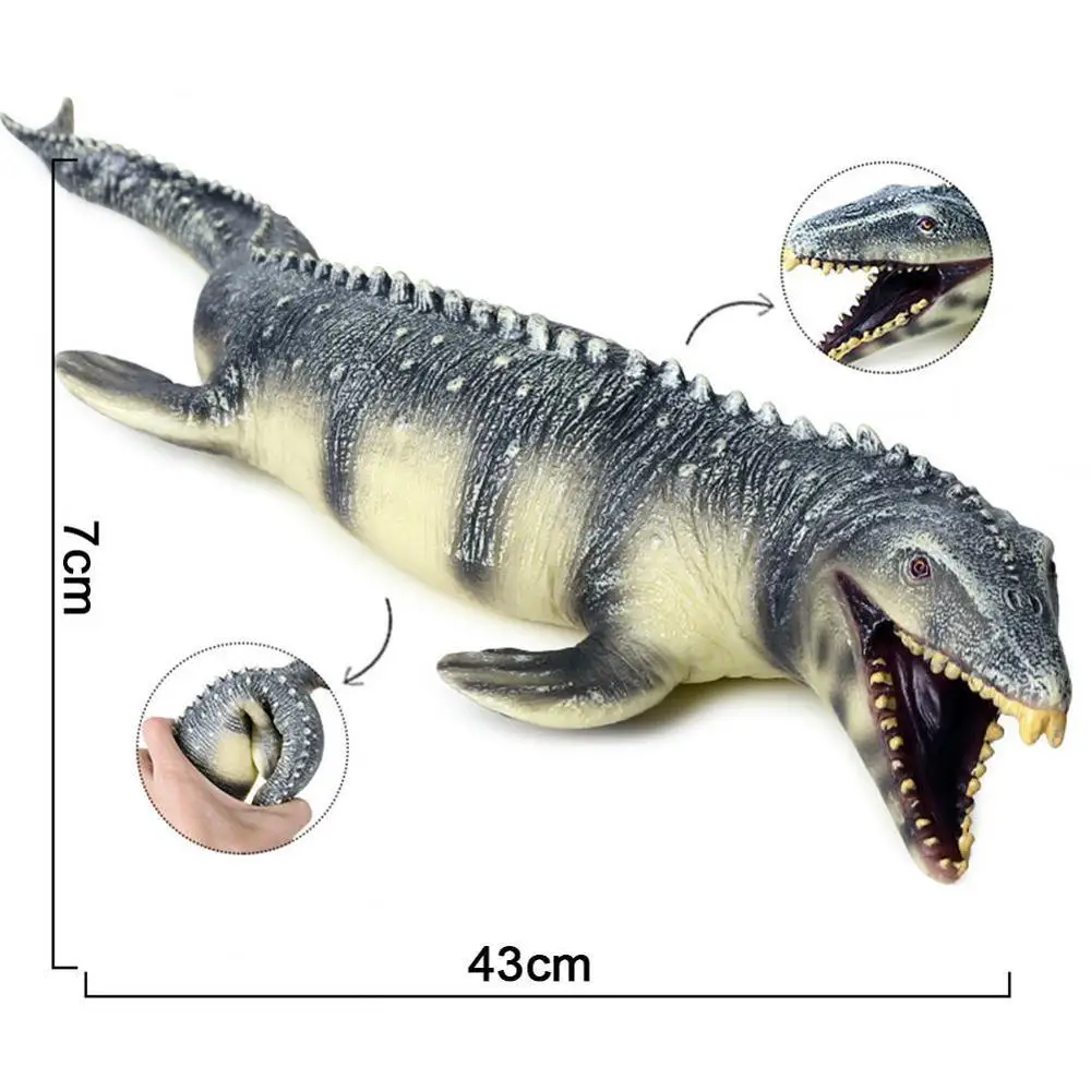 

Dinosaur Toy Submarine Mosasaur Liopleurodon Plastic Dinosaur Dinosaur Ornaments Simulation Animal Ocean Model Simulation K9Z2