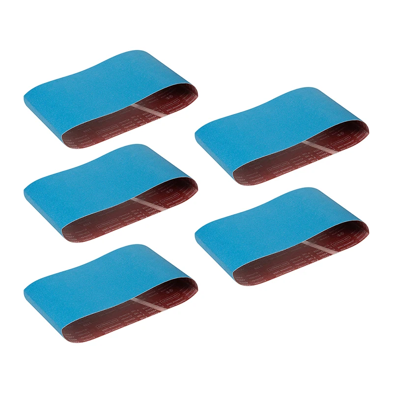 

5pcs Sanding Belts 120Grit Abrasive Belt Sander Sandpaper 1100x230mm Metal Grinding Aluminum Oxide Blue Belt Wooking Tool