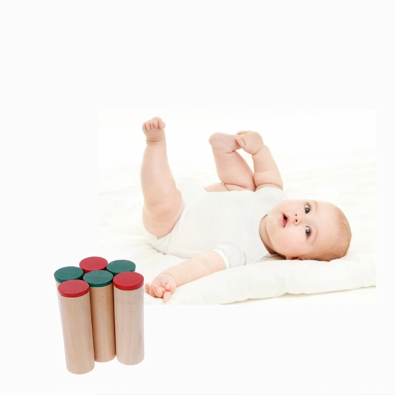 

Montessori Sensorial Auditory Sound Boxes Cylinders Kids Baby Educational Toys