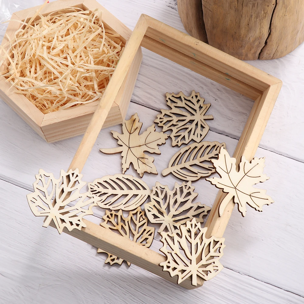 10 шт./компл. подвесные Кристаллы из натуральной древесины|Поделки дерева| |