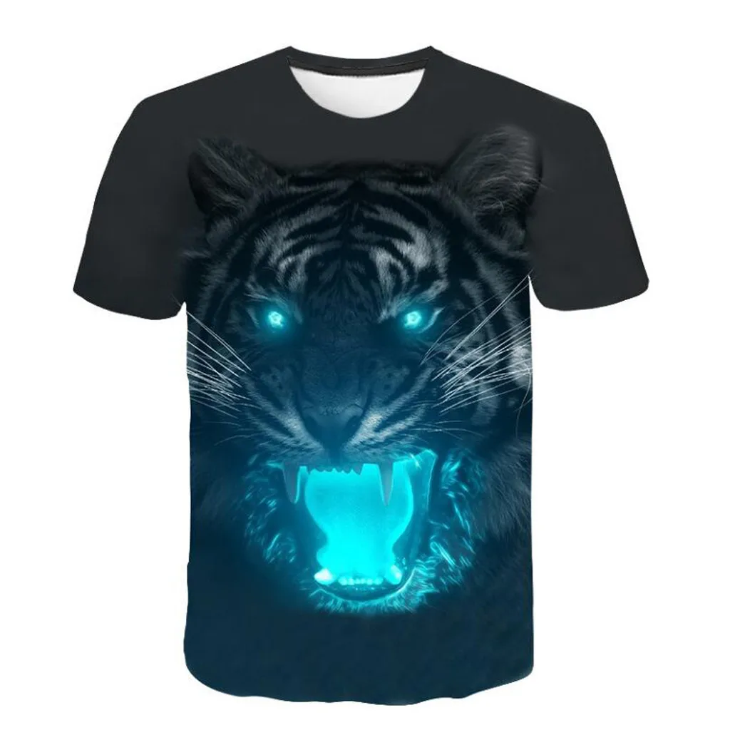 Мужская футболка с коротким рукавом и 3D принтом гавайская Корейская