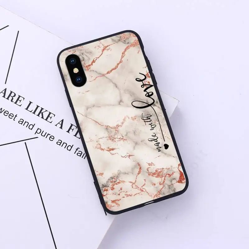 

Custom Marble Name Phone Case for iPhone 11 12 pro XS MAX 8 7 6 6S Plus X 5S SE 2020 XR