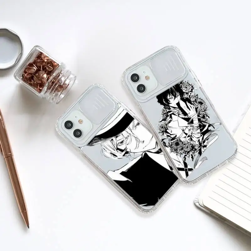 

Bungo Stray Dog anime Phone Case Transparent for iPhone 7 8 11 12 se 2020 mini pro X XS XR MAX Plus