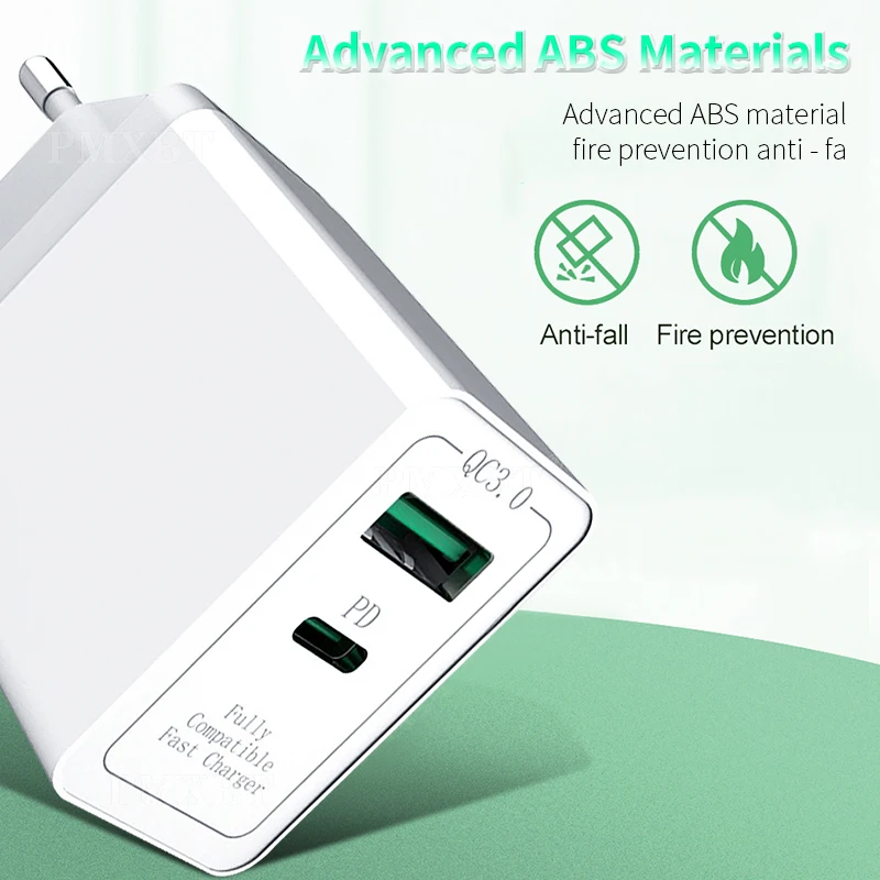 36 Вт с разъемом USB Type C PD зарядное устройство Quick Charge 4 0 3 Быстрая зарядка стандарта