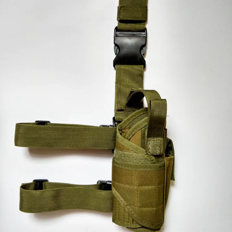 Тактический охотничий пистолет бедренная кобура Glock Drop Leg кобура Военный Пистолет Чехол Glock 17 19 31 32 самый пистолет - Цвет: army green