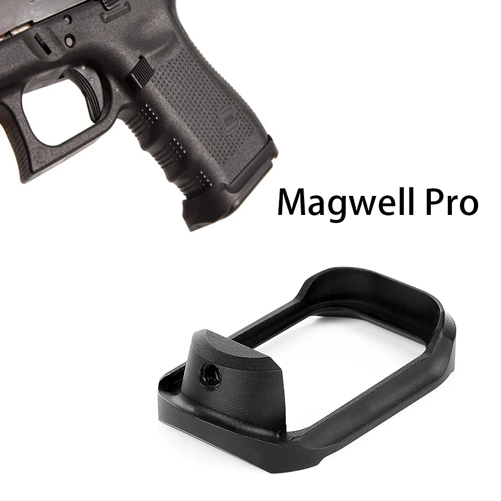 

Tactical Glock PRO Plus MAGWELL for GLOCK 17 19 GEN 3/5 Aluminum Alloy Magazine Base Extender Airsoft Hunting Accessories