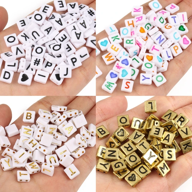 100 8mm wooden square letter beads for handcrafting - AliExpress