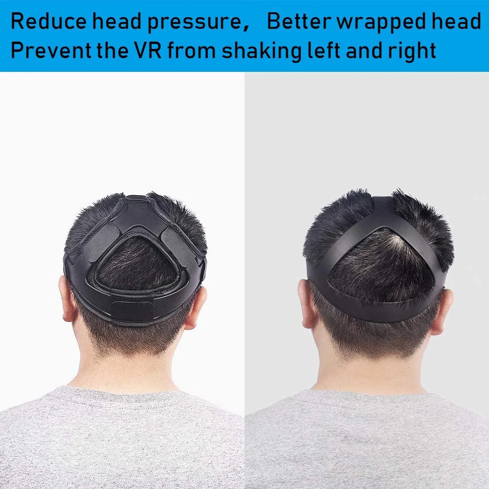 Накладка из ПУ кожи + мягкая губчатая для ремня на голову Oculus Quest гарнитуры