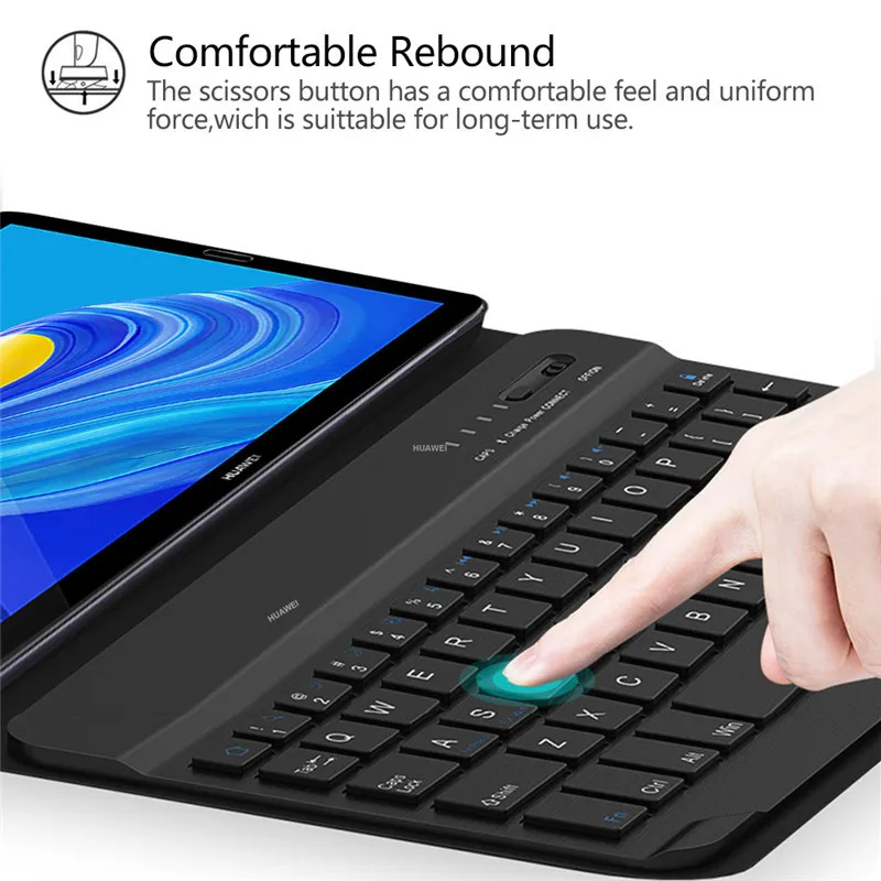Тонкий чехол для клавиатуры huawei Mediapad M6 10,8 Bluetooth клавиатура для huawei M6 10,8 дюймов VRD-L09 смарт-чехол для планшета