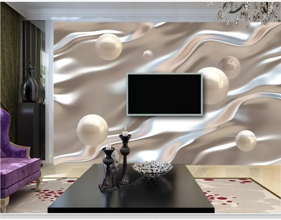 Обои для стен 3 d Для Гостиная абстрактная живопись с трехмерной аппликацией в