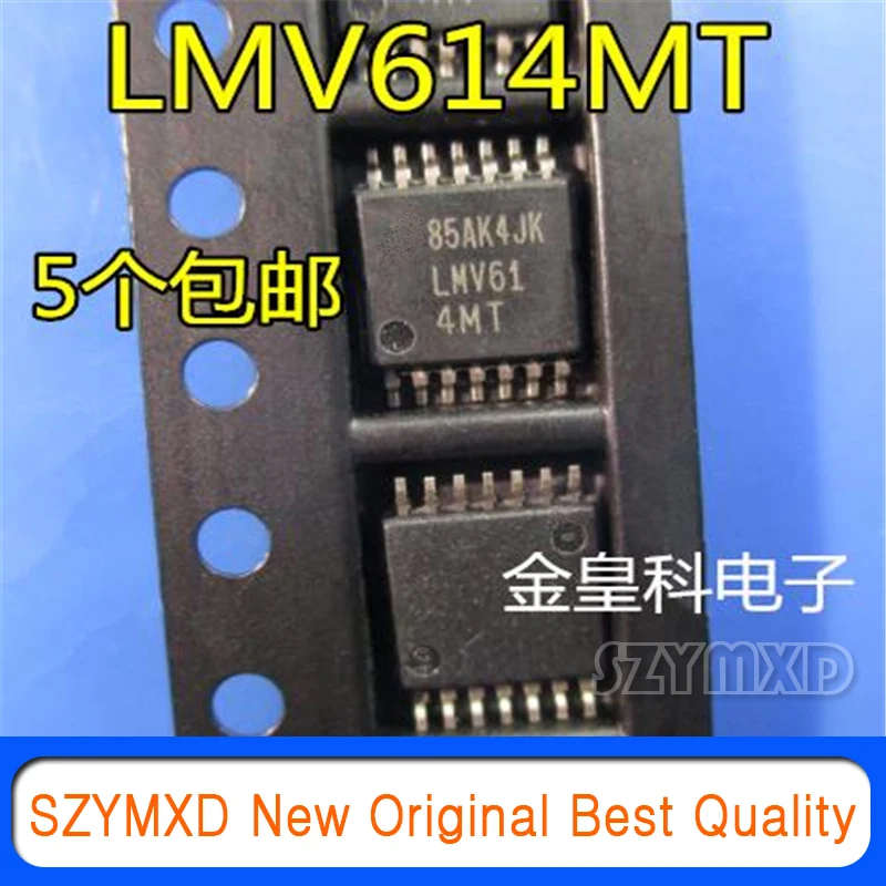 

10 шт./лот новый оригинальный LMV614MT LMV614MTX TSSOP14 Op Amp Chip в наличии