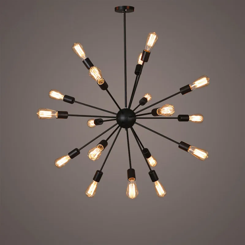 

American Clothing Shop Coffee Shop Retro Decoration Industrial Restaurant Bar Iron Art Creative Satellite Lights Chandelier Lamp
