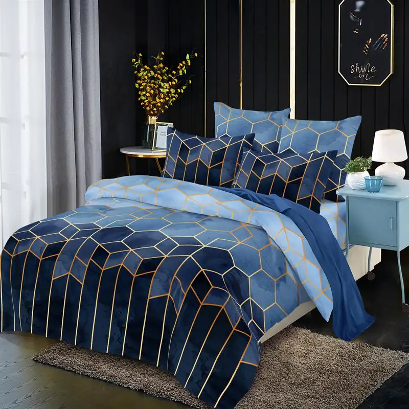 

J Geometric Duvet cover 240x220 Bed Linens comforter bedding sets DH01#