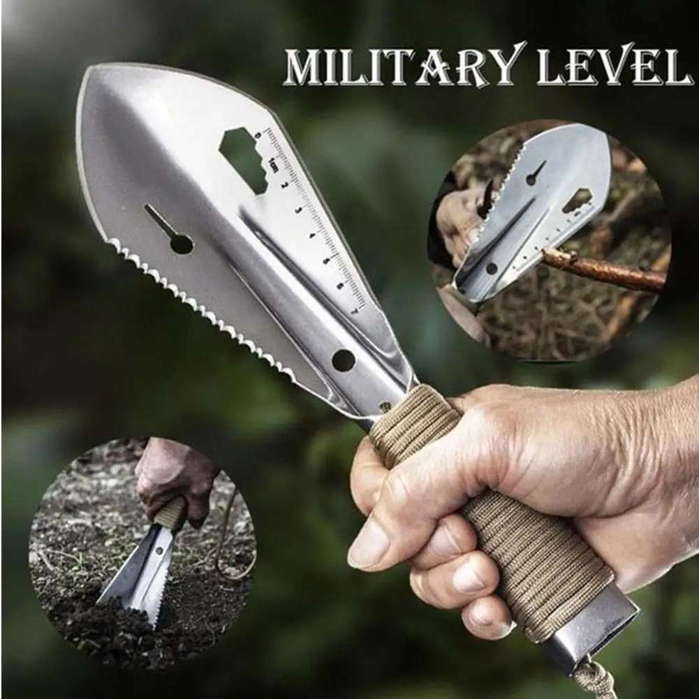 

Многофункциональный инструмент стальная садовая лопатка, лопата, лопатка с шестигранным ключом, линейка, лопатка, нож, копье, садовый бонса...