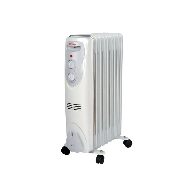 Обогреватель масляный Ресанта ОМ-9Н (Мощность 2000 Вт 9 секций 3 режима термостат) |