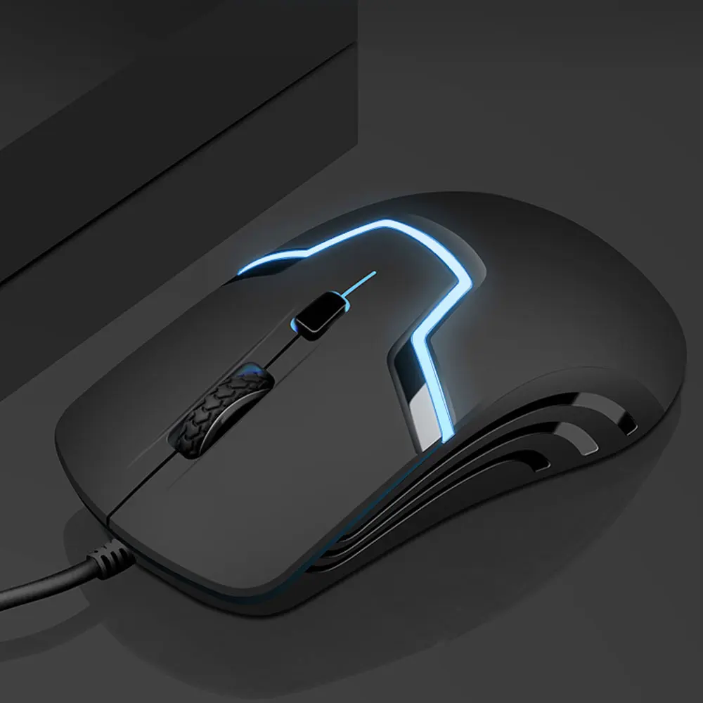 Hp игровая проводная мышь 7 цветов светодиодный светильник мышь с подсветкой 6 кнопок эргономичная регулируемая макро мышь 3200 dpi Бесшумная компьютерная мышь
