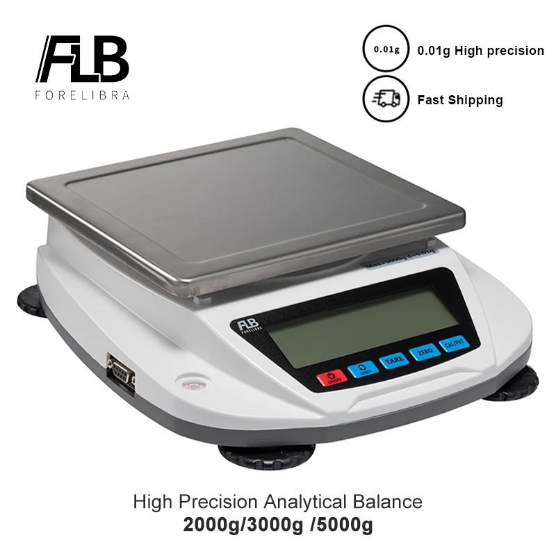 

0.01g Lab Scale Accuracy Electronic Precision Analytical Balance Counting Scientific Scale Kitchen Scale 2kg/3kg/5kg