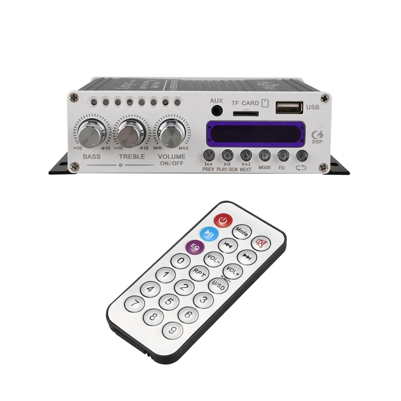 

Kentiger V10 Amplifier Bluetooth Hi-Fi Class-Ab Stereo Super Bass Audio Power Amplifiers Car Senior Shielding Built-In Circuit