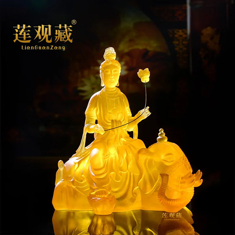 Статуи из смолы Bodhisattva Manjusri Manjushri статуя Будды Самантабхадры статуэтка для защиты