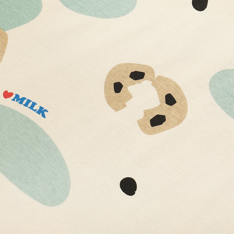 

Harajuku T shirts Hip Hop Milk Cow Pattern Print Tees Shirts Streetwear Fashion Casual Loose Short Sleeve Tops Summer Clothing