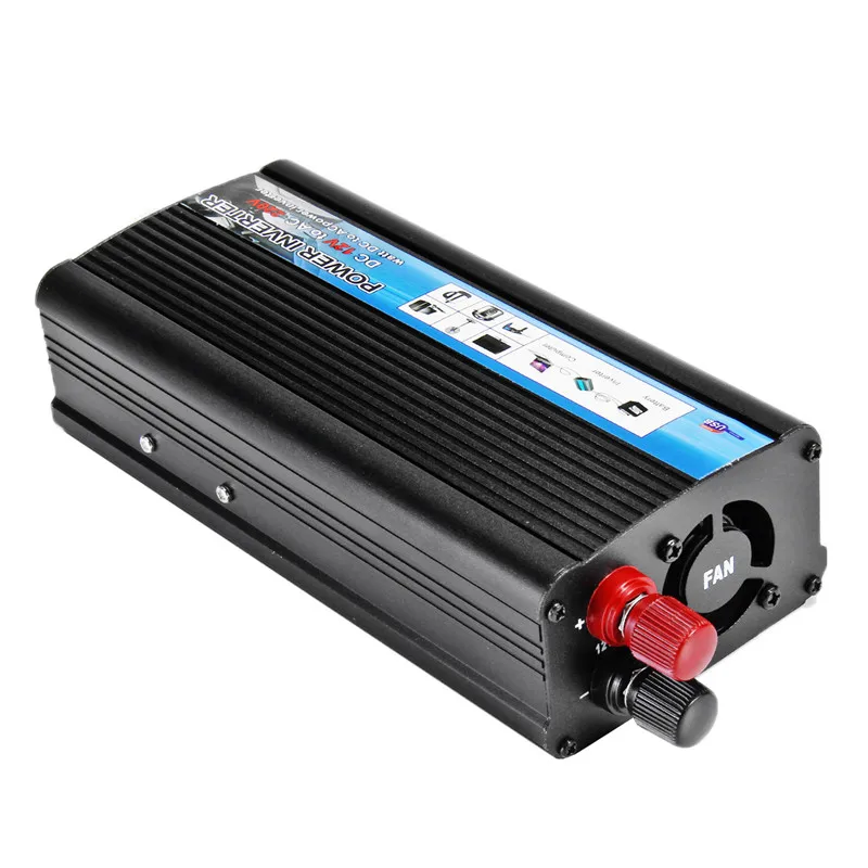 

Inverters 300W/500W/1000W/1200W Modified Sine Wave Power inverter DC 12V To AC 220V Car Power USB Inverter Sine Wave Converter