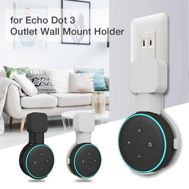 Настенная вешалка для Alexa Echo Dot 3-го поколения держатель 3 чехол спальни |