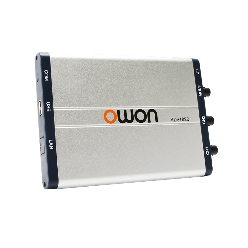 Оригинальный осциллограф OWON VDS1022 25 МГц 100 Мвыб/с частота дискретизации 2 + 1 канала