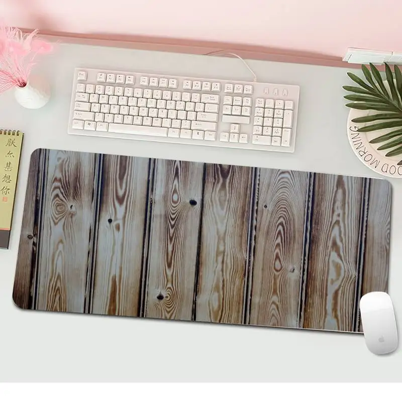 

old wood Rubber PC Computer Gaming mousepad Gaming Mousepad XL Large Gamer Keyboard PC Desk Mat Computer Tablet Mouse Pad