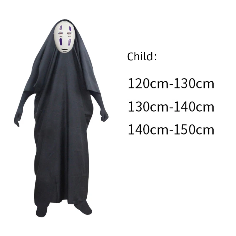 Аниме Косплей тысячи спиральных костюмов человек без лица одежда косплей тысяч