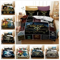 magic movie hogwartes house wizard 3d printed bedding set duvet cover full twin size for kids adults bedroom decor