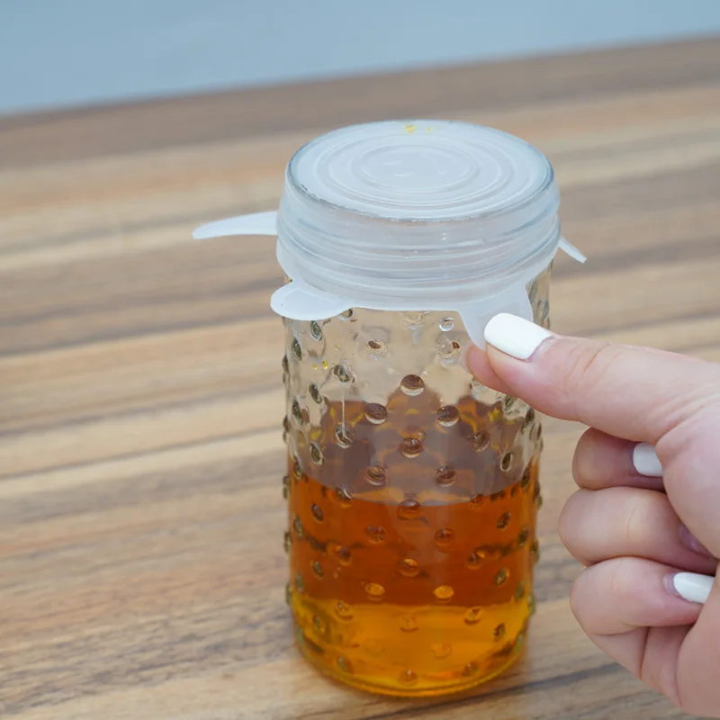 Универсальные кухонные аксессуары 6 шт. многоразовая Крышка для пищевых