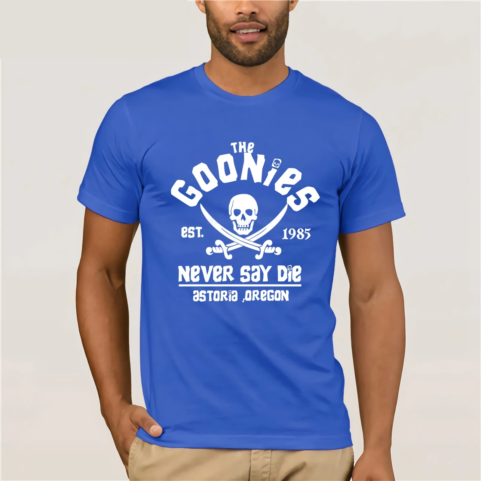 Мужские футболки goonies of astoria футболка с пиратским черепом homme один предмет королем