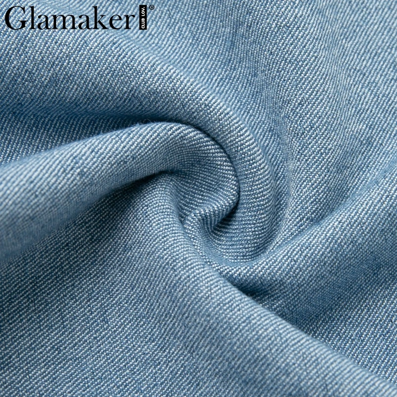 Glamaker, сетчатая прозрачная Джинсовая юбка в стиле пэчворк, сексуальная летняя белая юбка на пуговицах с высокой талией, женская уличная джинсовая юбка на пуговицах