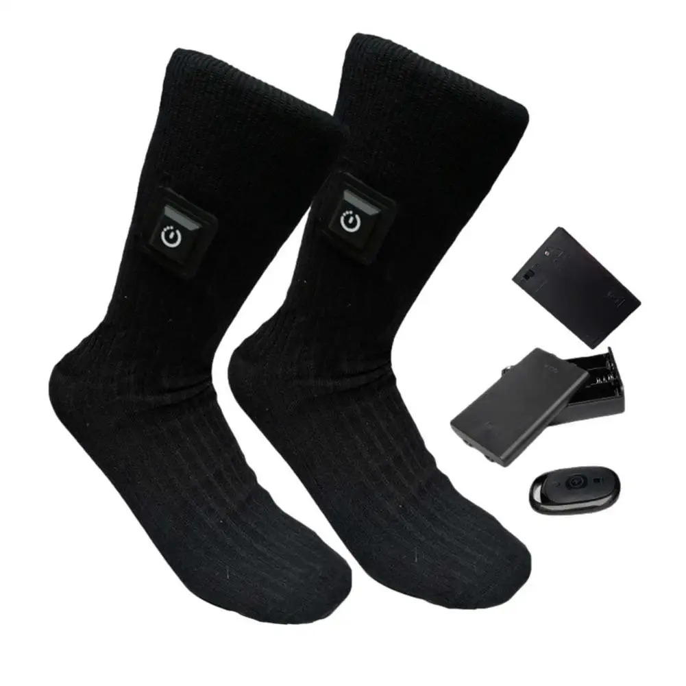 

Remote Control Heating Socks Adjustable Multifunctional Socks 3 Modes For Skiing Hiking Hunting Fishing Cycling Skating Camping