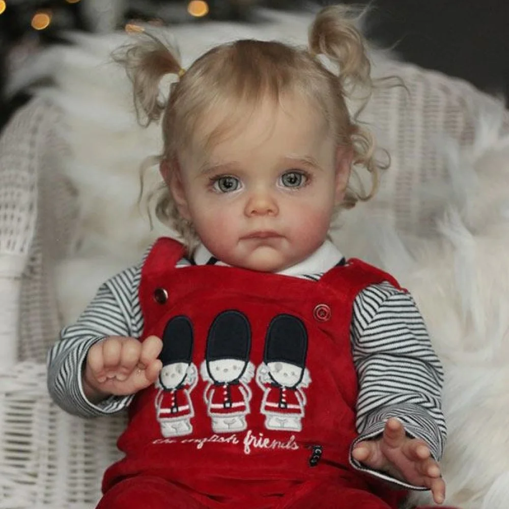 

22 Inches Maggi DIY Blank Kits Reborn Baby Toys Soft Unfinished Parts Handmade Gifts Dolls For Girls