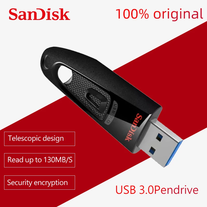 

SanDisk USB флеш-накопитель, 16 ГБ, 32 ГБ, 100% ГБ, 128 ГБ, 256 ГБ