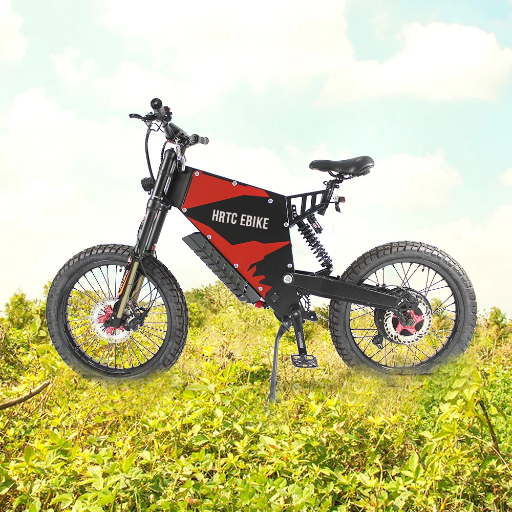 Новый электрический велосипед с двойным спортом bike72V5000W Ebike Plus Stealth Bomber