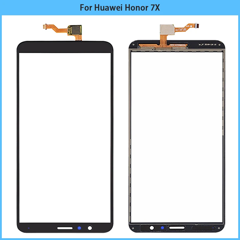 

Сенсорная панель 5,93 ''для Huawei Honor 7X, сенсорный экран с цифровым преобразователем и сенсорным ЖК-дисплеем, переднее стекло для Honor 7X, Сменное ст...