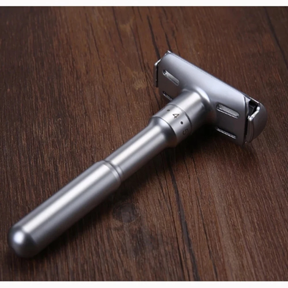 Сплав ручной бритвенный держатель классический винтажный двухсторонний лезвия