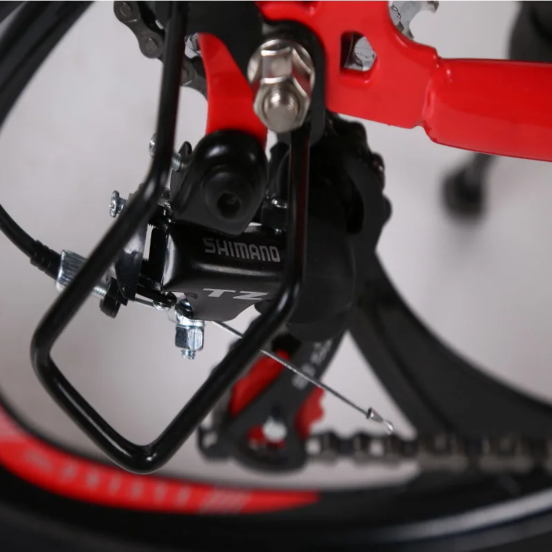 Складной горный велосипед для взрослых колеса 26 дюймов двойная амортизация