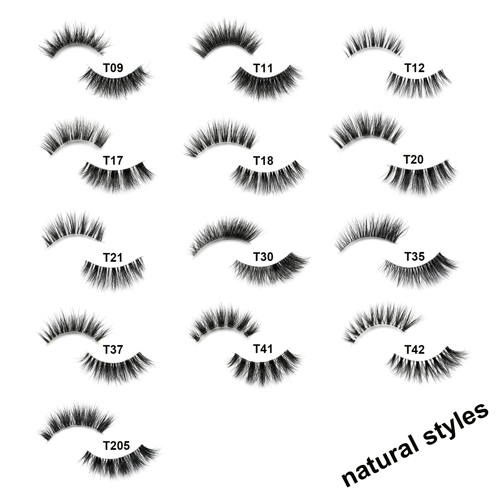 HUISGHAIR 3d натуральные норковые ресницы прозрачные перекрестные прозрачная лента