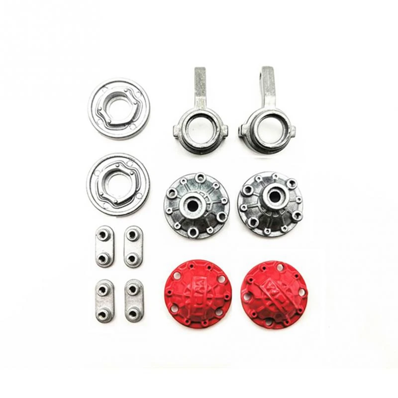 

1set for WPL 4X4 Truck Front and Rear Metal Shaft Shell & 4Pcs Front Rear Shock Absorber for WPL C14 C24 MN D90 MN45 HS